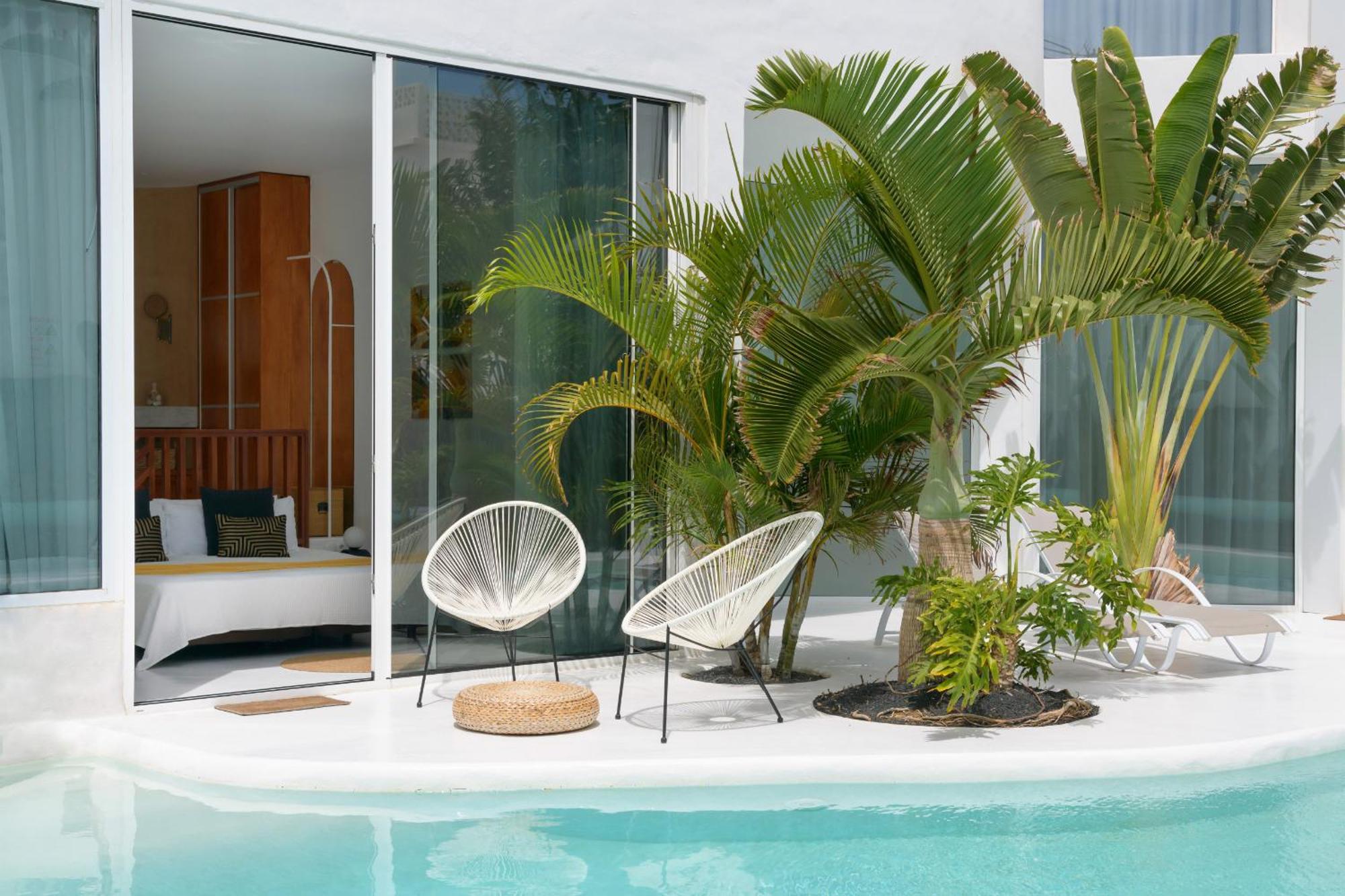 Aquablanca Suite Love Deluxe En Punta Mujeres Kültér fotó